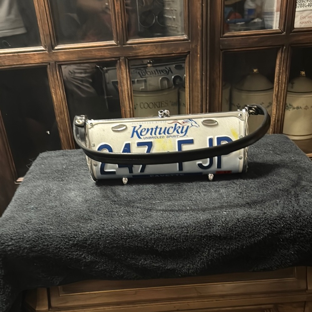 Unique License Plate Men's Bag